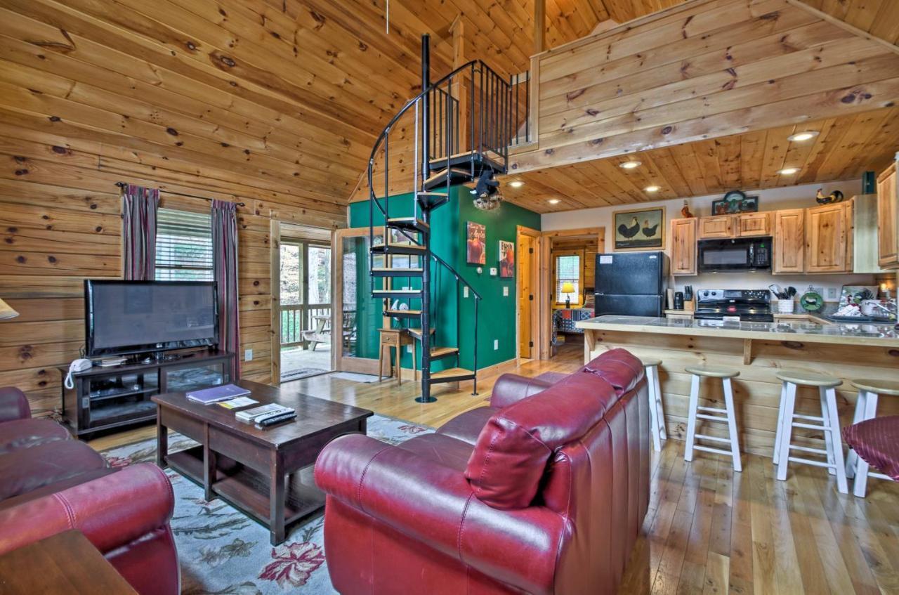 Bryson City Vacation Rental With Hot Tub And Fire Pit! Kültér fotó