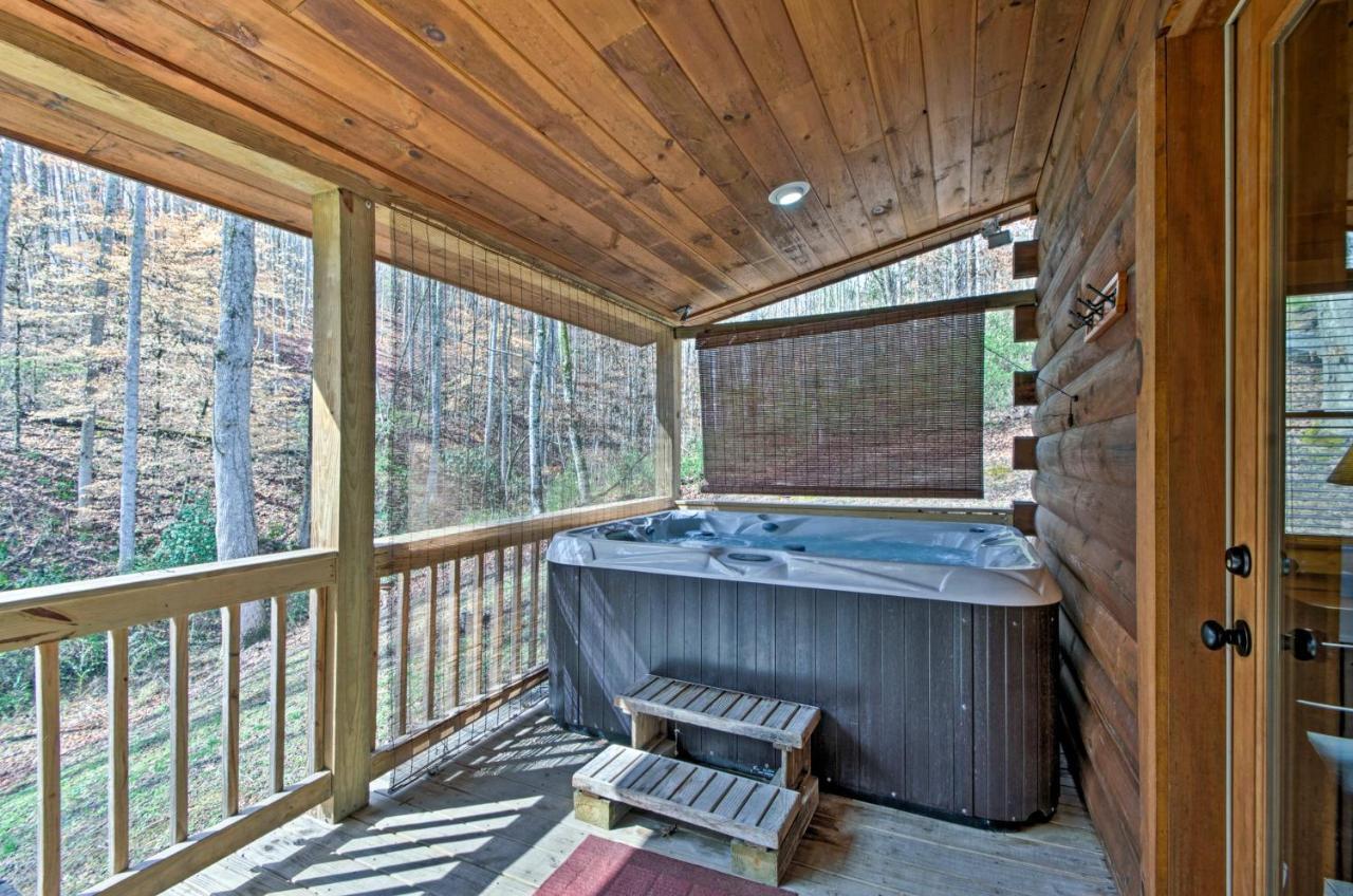 Bryson City Vacation Rental With Hot Tub And Fire Pit! Kültér fotó