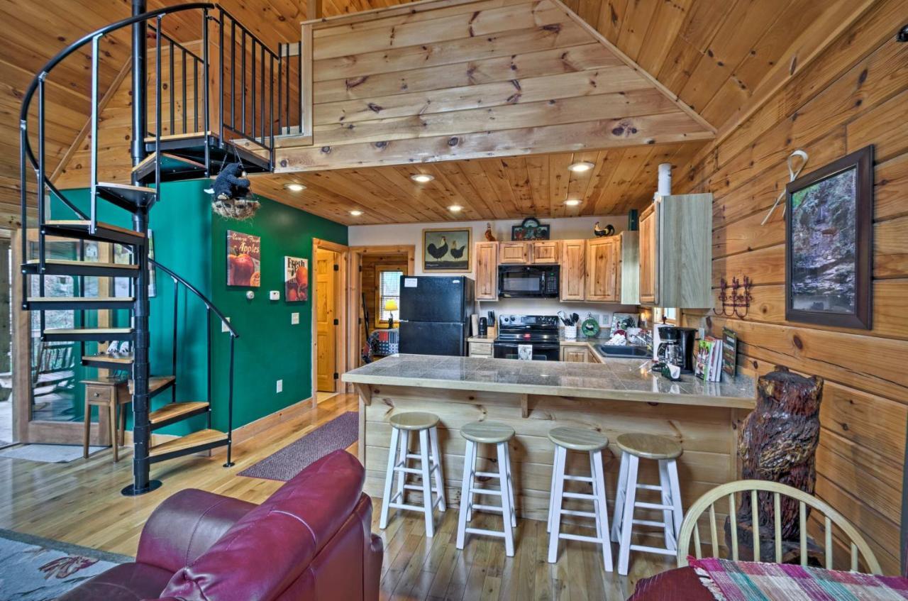 Bryson City Vacation Rental With Hot Tub And Fire Pit! Kültér fotó