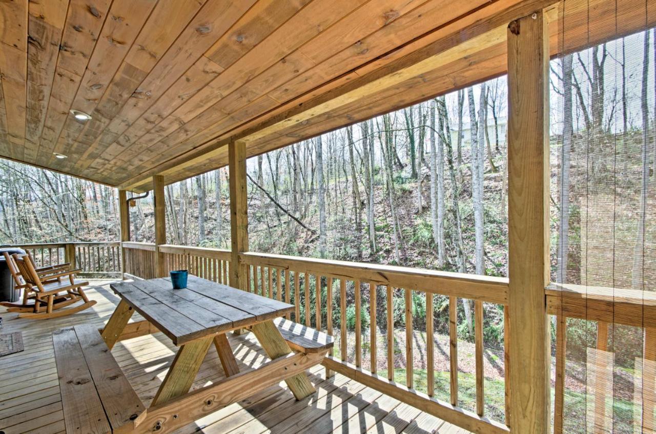 Bryson City Vacation Rental With Hot Tub And Fire Pit! Kültér fotó
