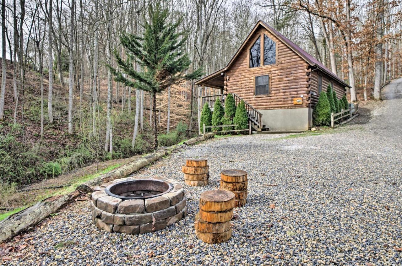 Bryson City Vacation Rental With Hot Tub And Fire Pit! Kültér fotó